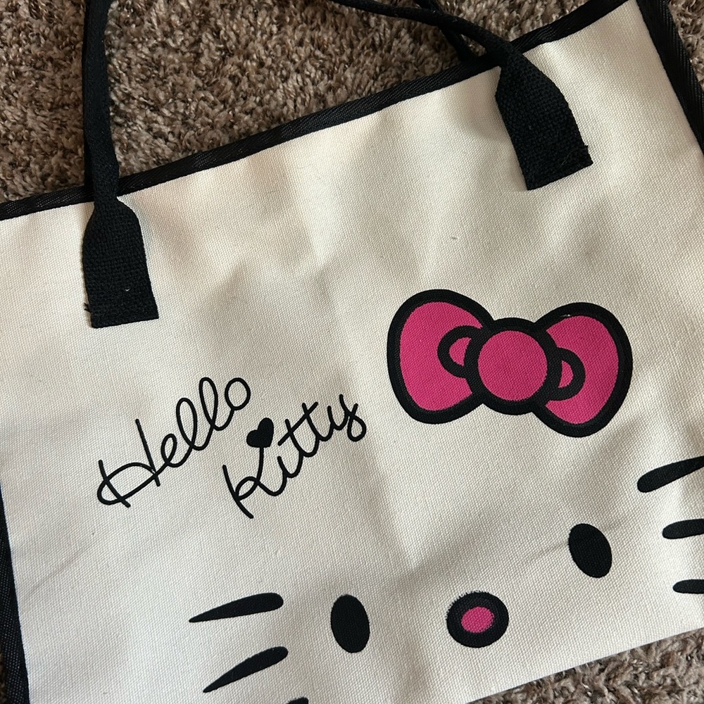 Hello Kitty Canvas Tote Bag